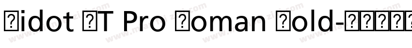 Didot LT Pro Roman Bold字体转换